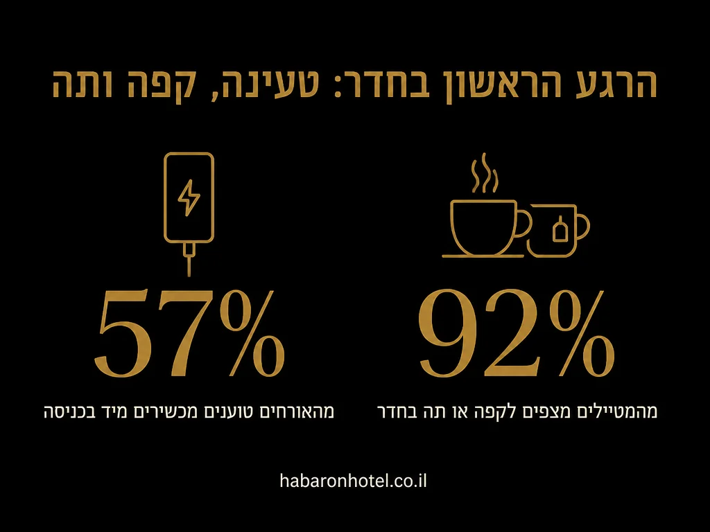 נתונים מתוך המדריך בנושא איחור בהגעה ומה קורה לזמן