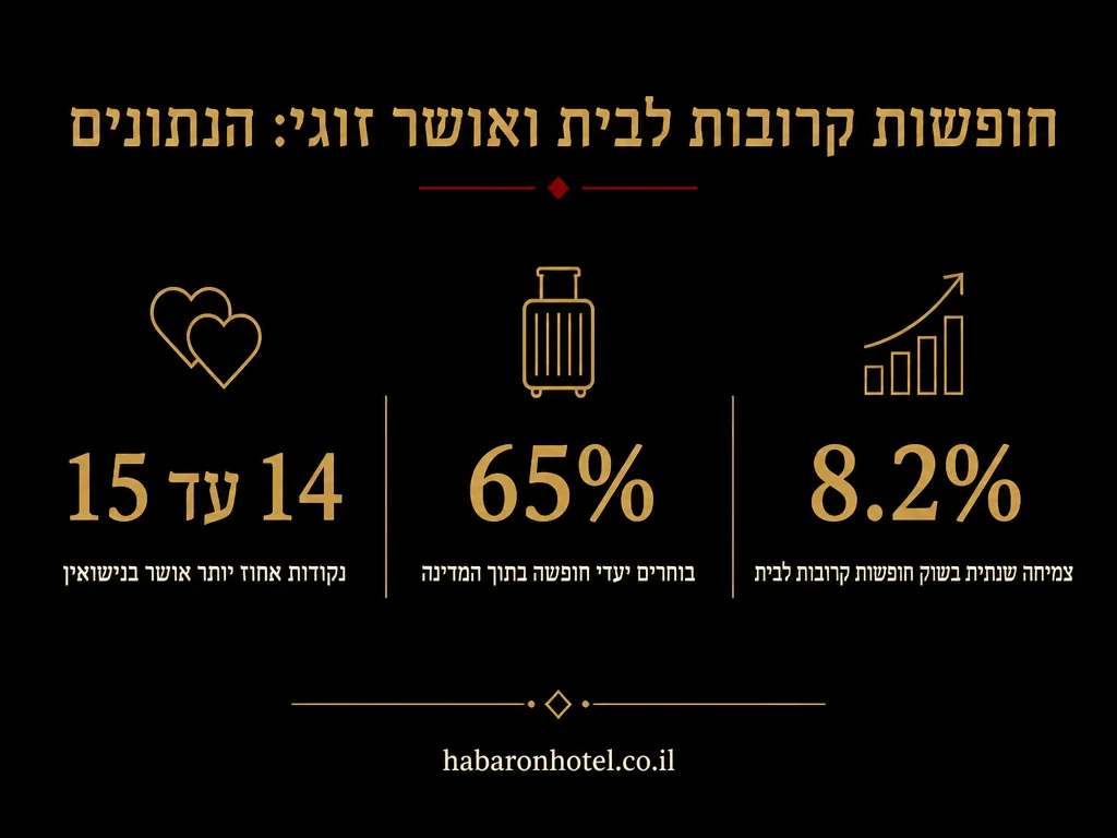 נתונים מתוך המדריך בנושא סילבסטר לזוגות