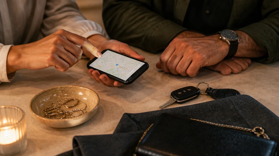 זוג מתכנן שהייה קצרה בראשון לציון בנושא Wi-Fi ובידור בחדר מלון